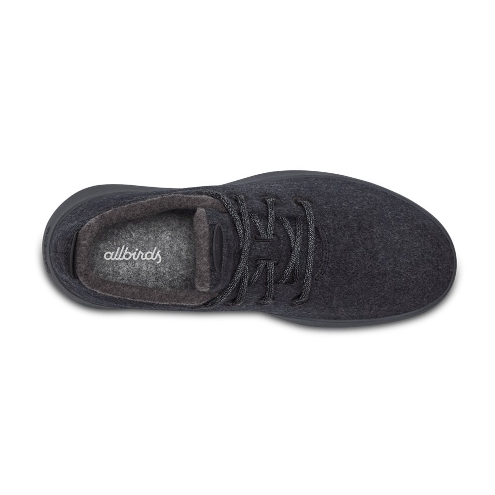 Allbirds Women\'s Sneakers Black - Wool Runner Mizzles - 52017WVEF